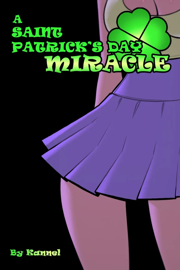 Comic: a guy's wish on a four-leaf clover turns his friend into his girlfriend.