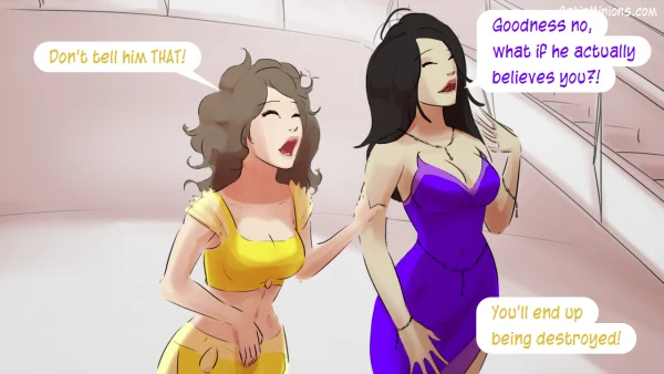 Cover: Path of the Genie part 2 over a sheer pink figure, Satin Minions comic.