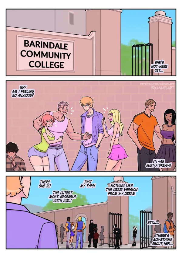 Campus panic after the goth pact — he walks into her mansion and TF's into a stacked pink maid.