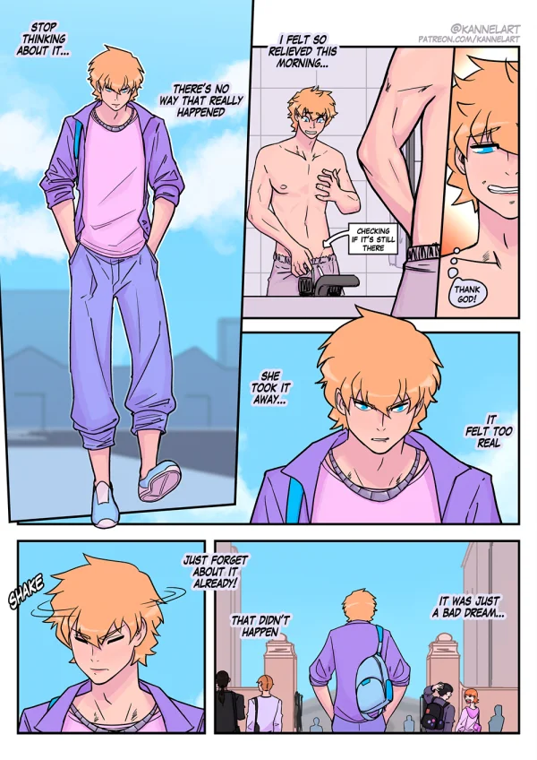 Campus panic after the goth pact — he walks into her mansion and TF's into a stacked pink maid.